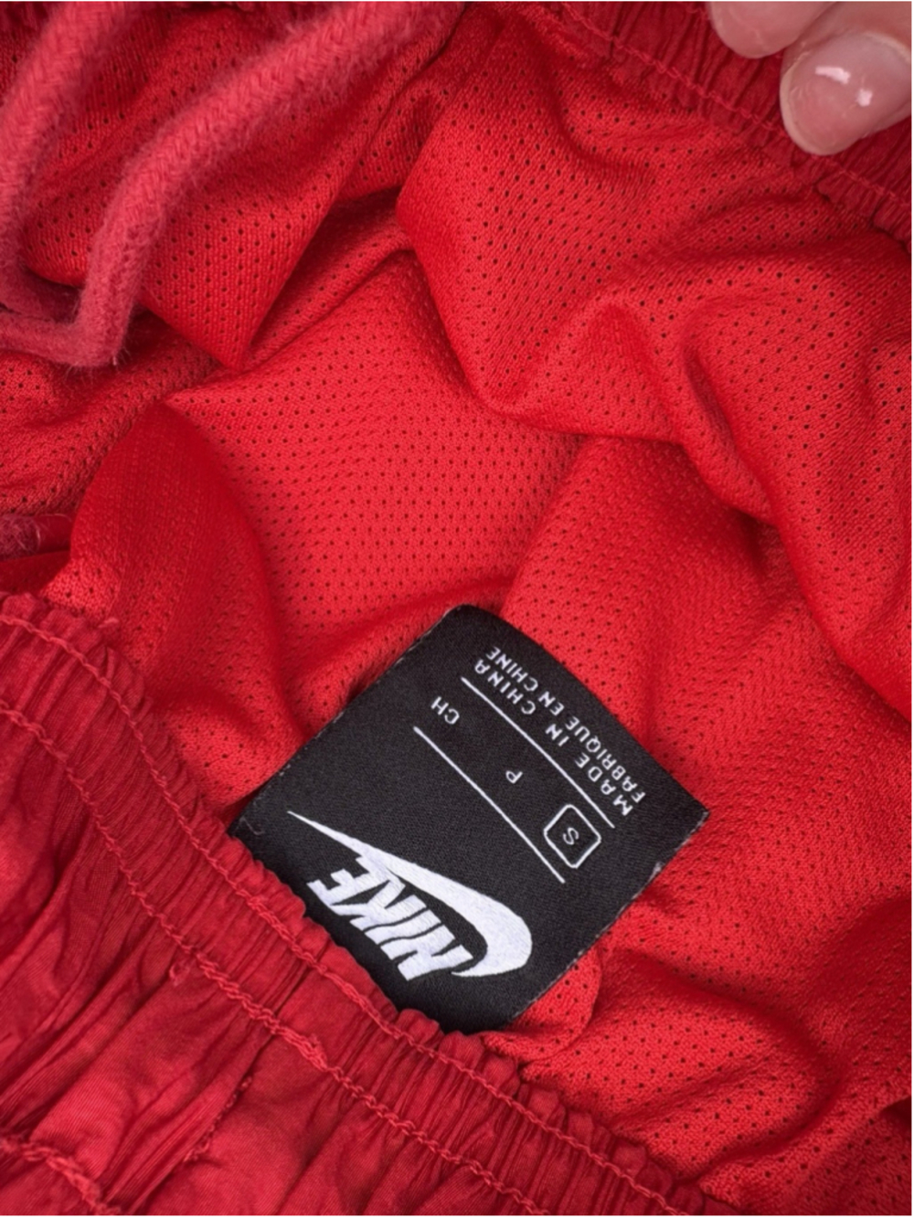 Nike Vintage Red Track Pants w/ Double Swoosh SZ - Small - Picture 5 of 9